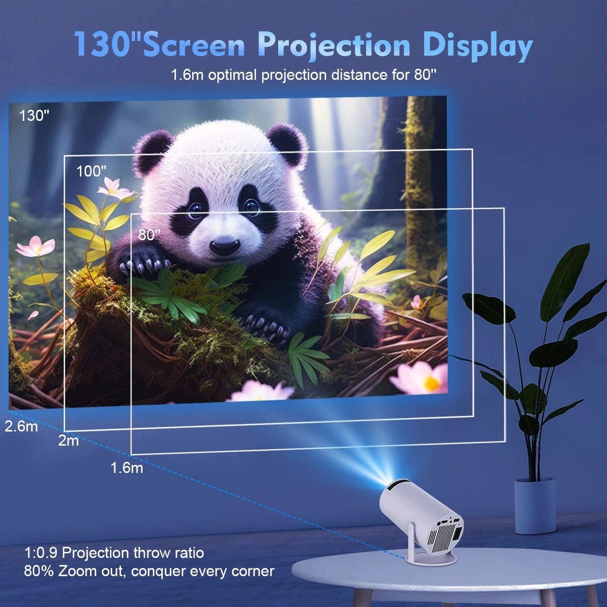 MZ Electronics USA Projector 4K