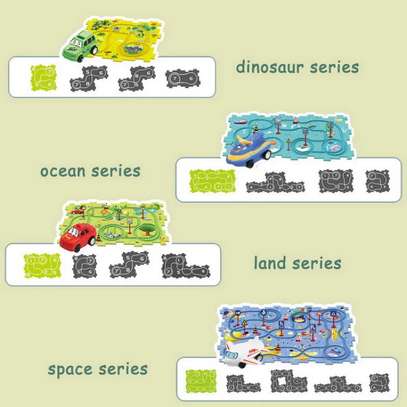 Creative Puzzle Tracks Play Set