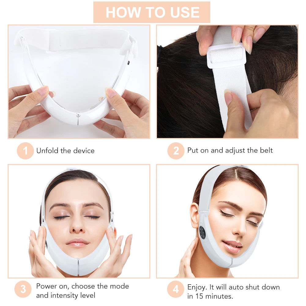 V Glow Facial Massager Device