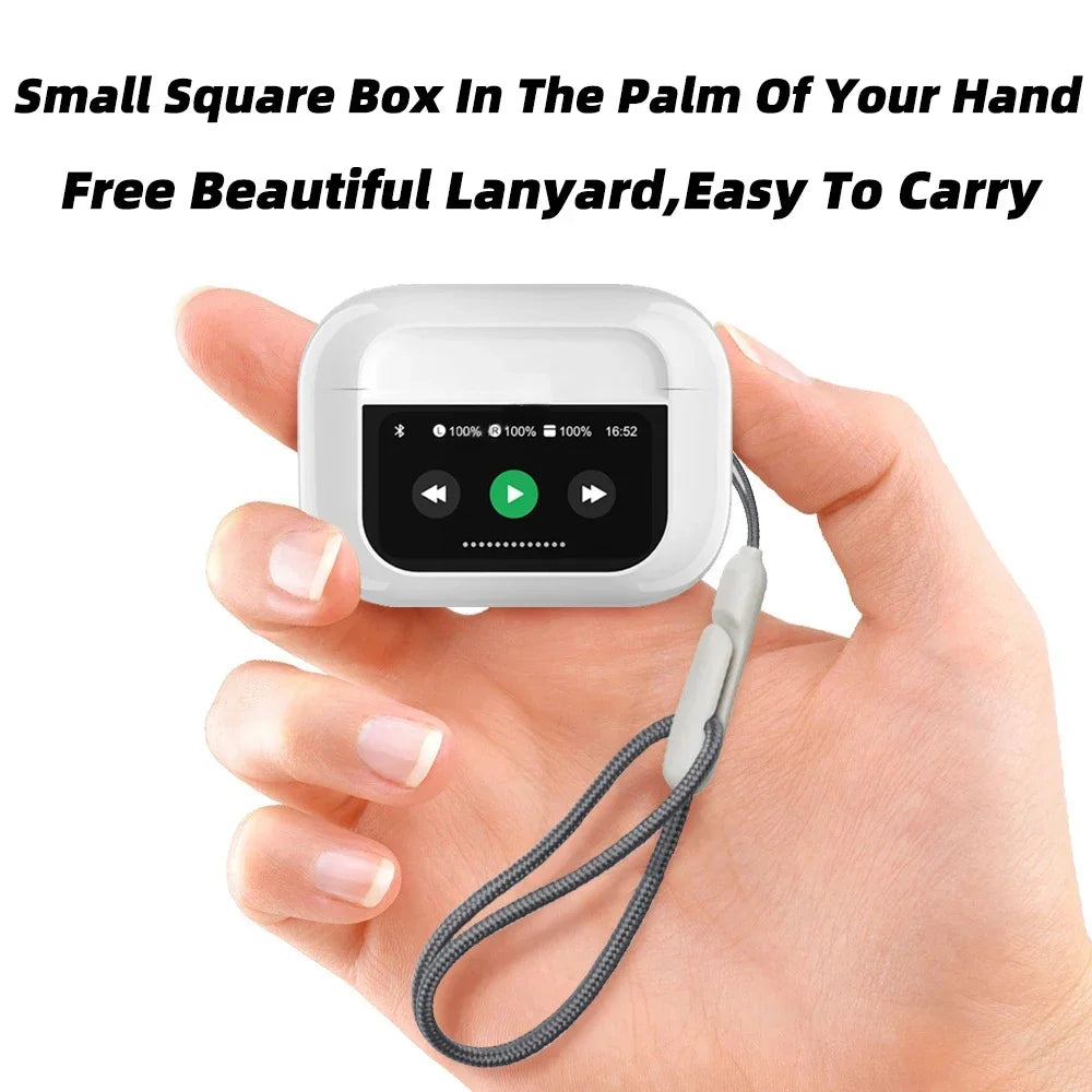 A8 Pro ANC Wireless Earphones LED Screen