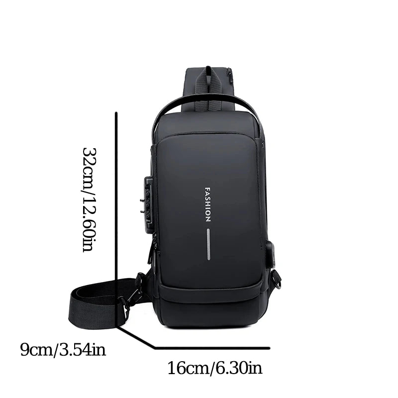 Men Anti Theft Chest Bag