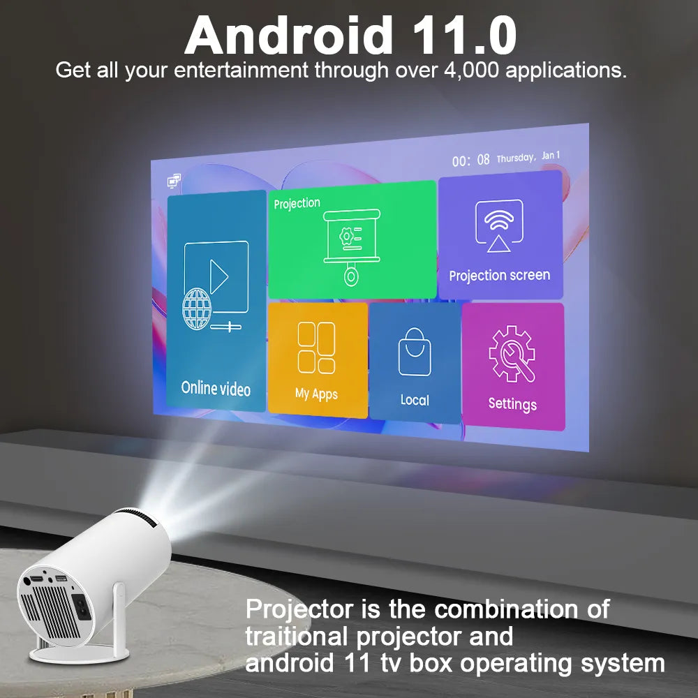 MZ Electronics USA Projector 4K
