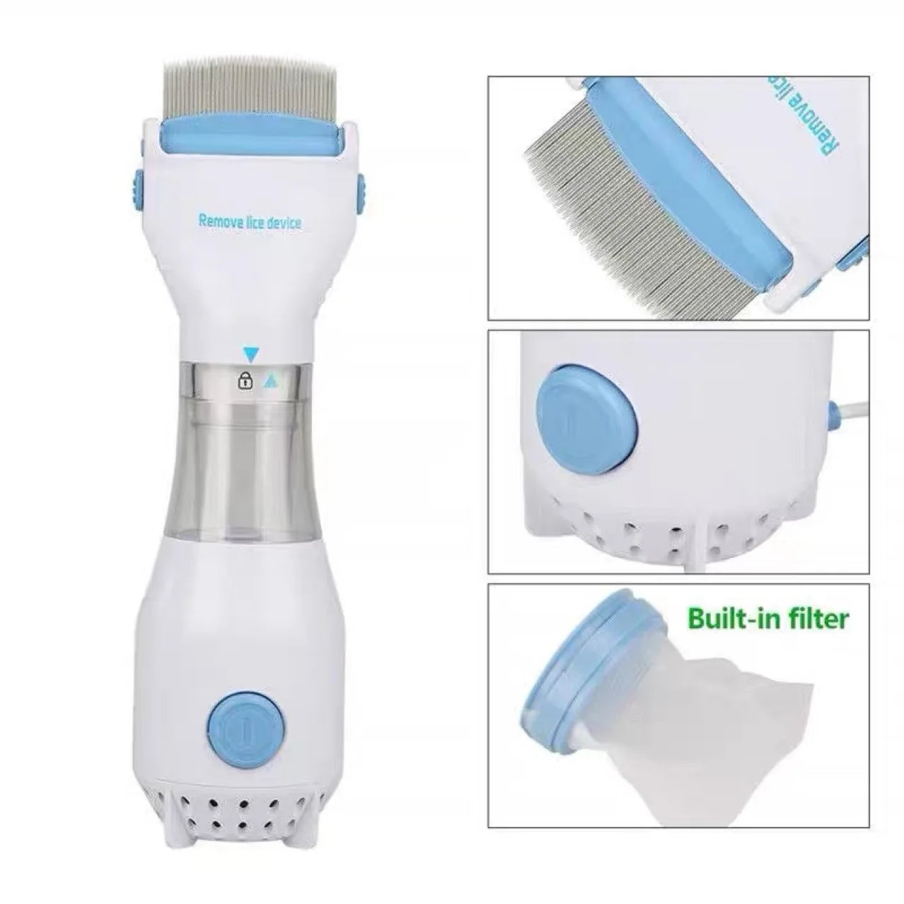 Electric Lice Grabber Remover Comb
