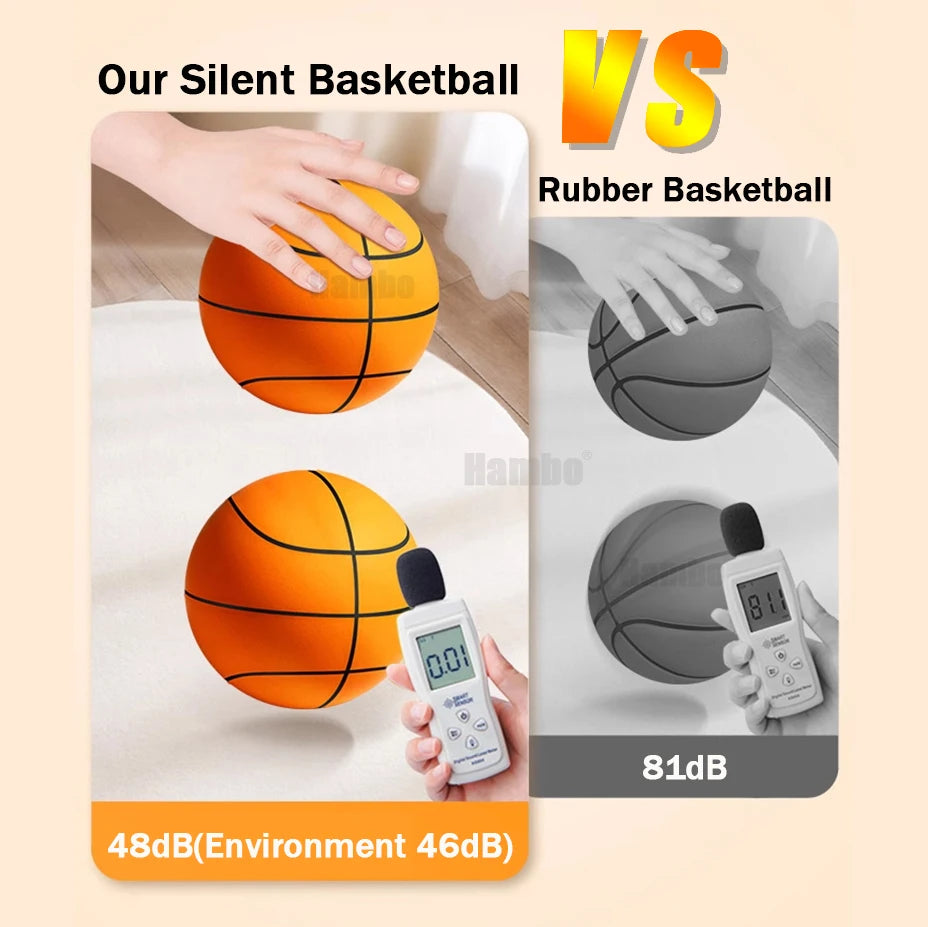 Silent Basketball for Indoor Training Size 3/5/7