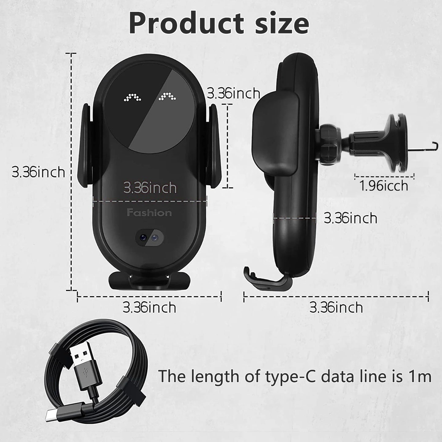Smart Wireless Car Charger 30W