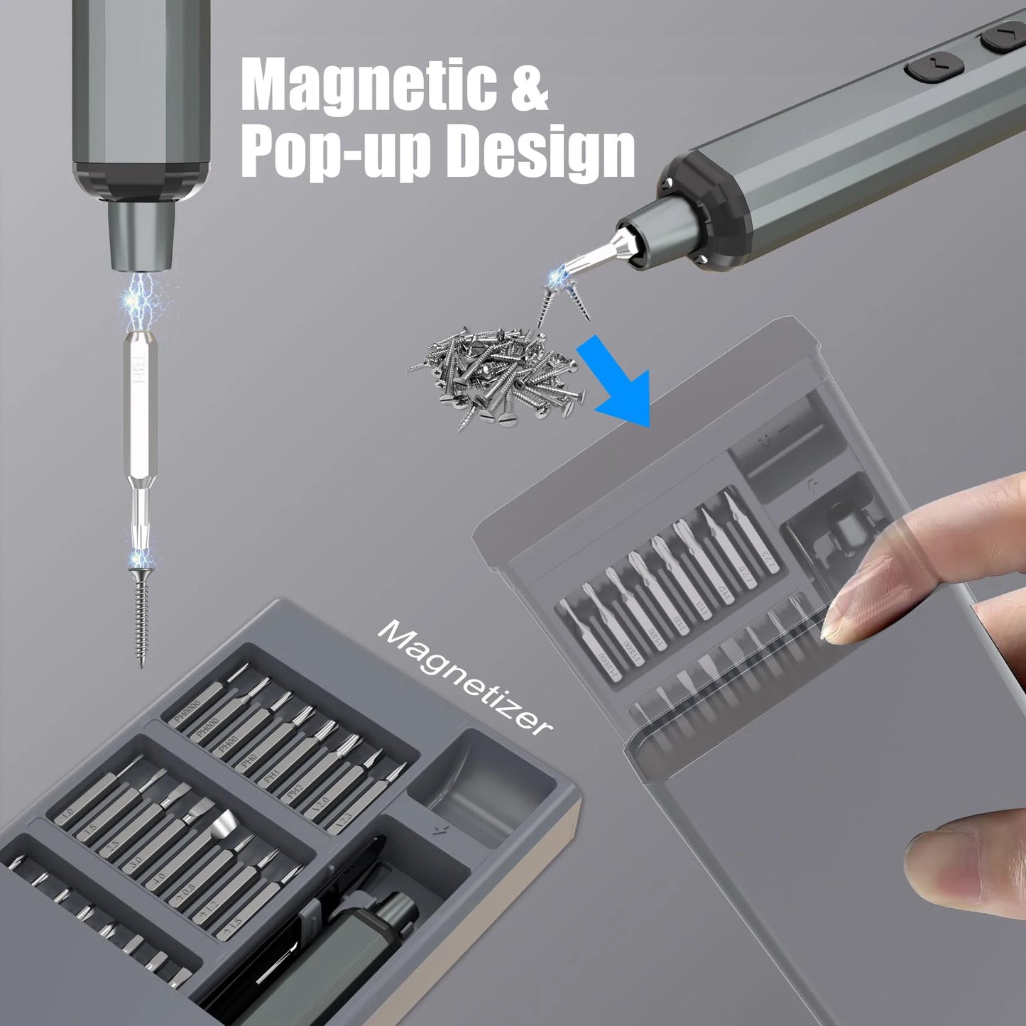 Mini Precision Electric Screwdriver Set 68 in 1