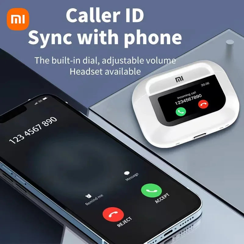 A8 Pro ANC Wireless Earphones LED Screen