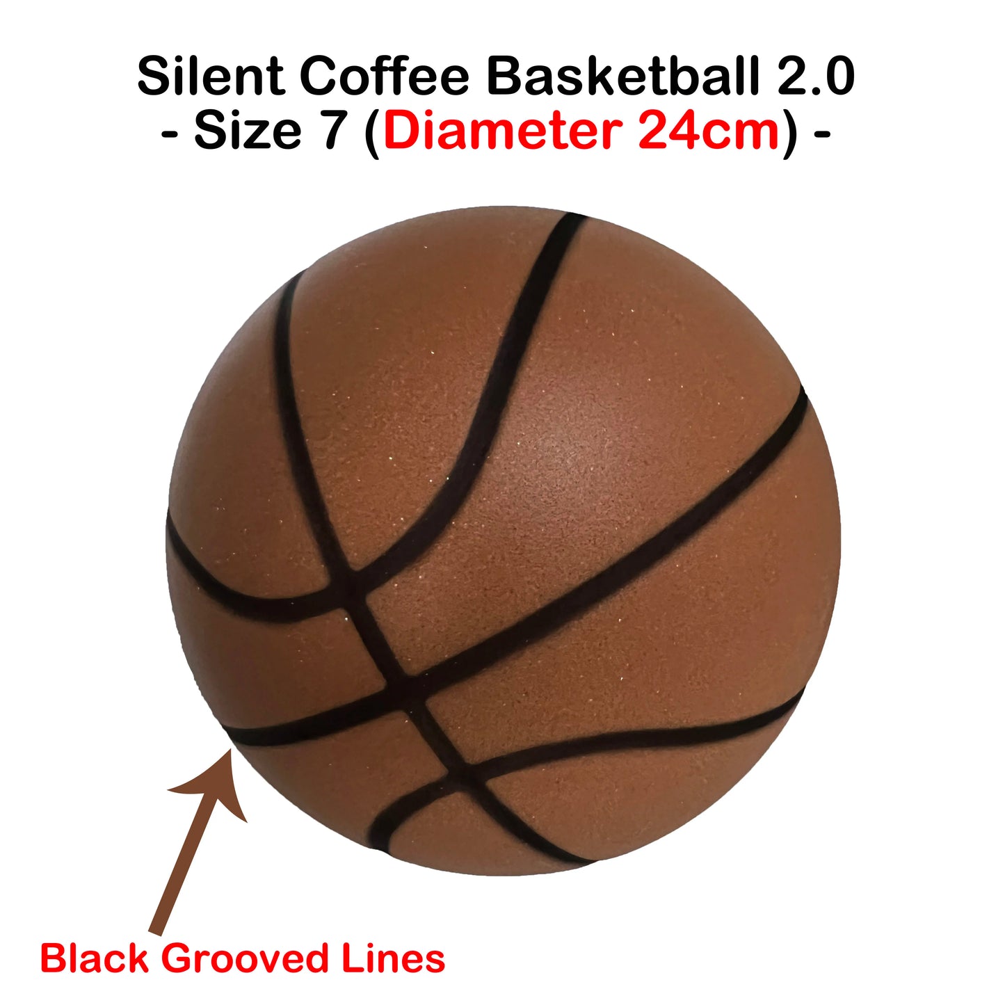Silent Basketball for Indoor Training Size 3/5/7