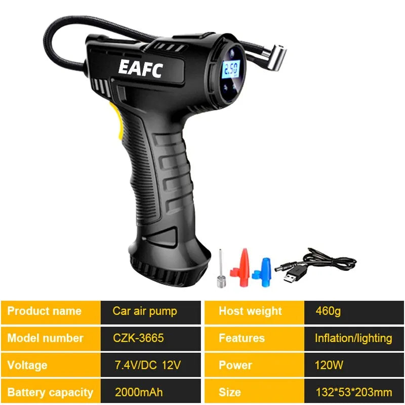120W Handheld Air Compressor