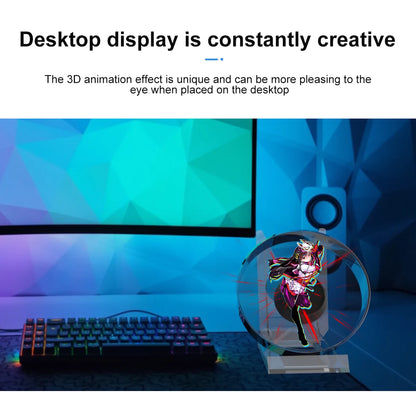 3d Holographic Advertising Lights LED Desktop