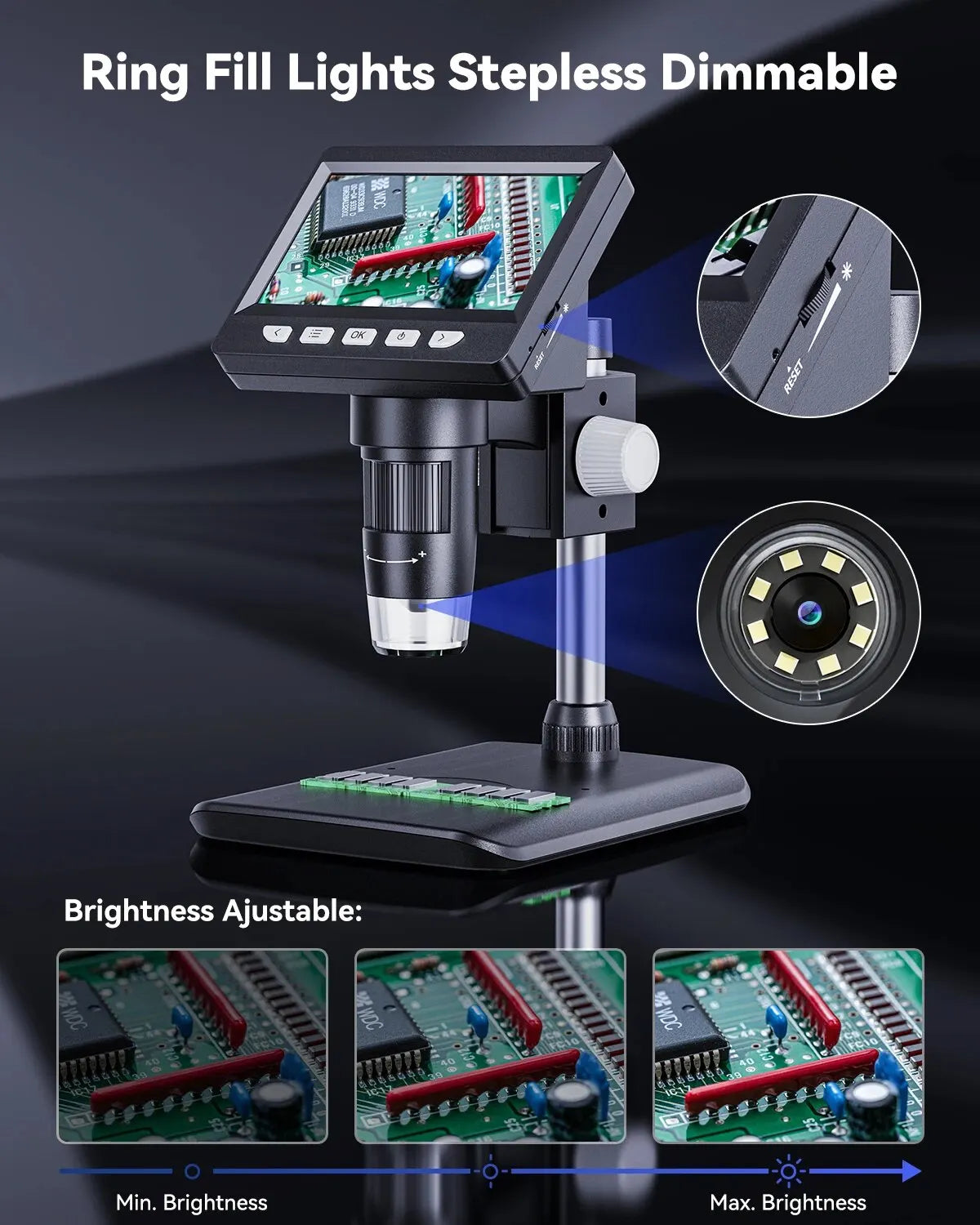 4.3 Inch Digital Microscope