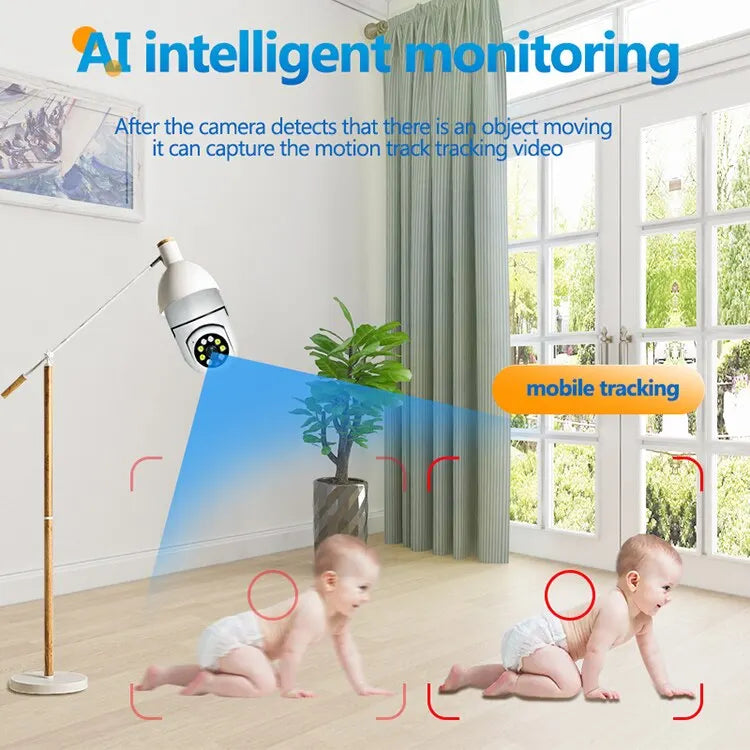5G Bulb E27 Surveillance Camera Full Color