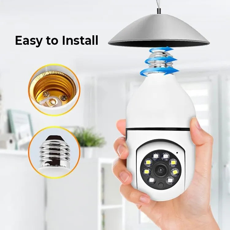 5G Bulb E27 Surveillance Camera Full Color